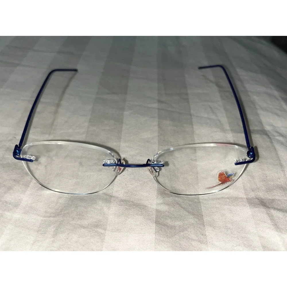 New Maui Jim  Blue Rimless MJO2005 50[]17 140 Eyeglass Frames Japan